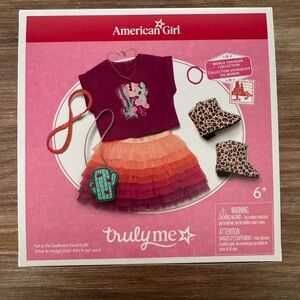 American Girl Truly Me Southwest Outfit with Pink and Orange
